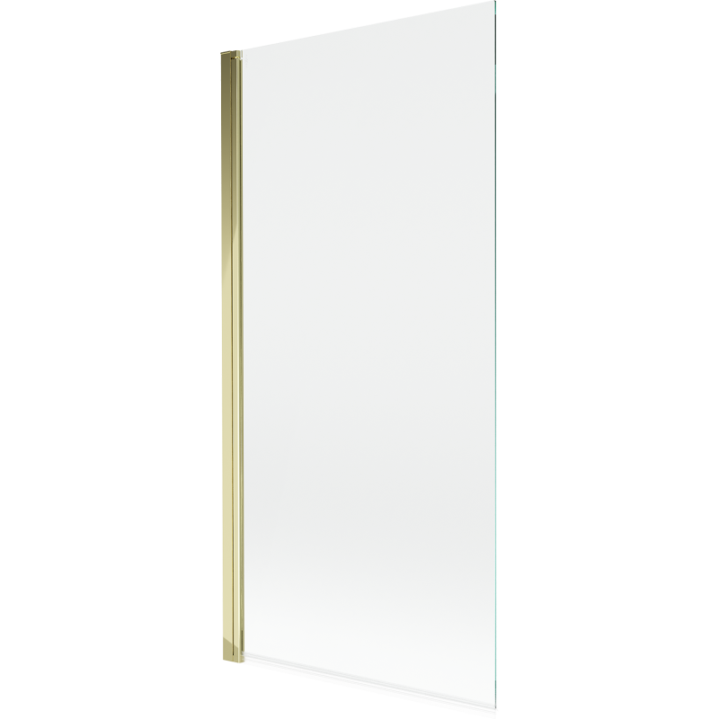 Mexen Mist vonios pertvara 1-duris 90 x 150 cm, skaidri, auksinė - 8A9-090-001-50-00