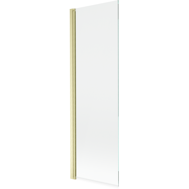 Mexen Mist vonios pertvara 1-durų 70 x 150 cm, skaidri, auksinė šepetuota - 8A9-070-001-55-00