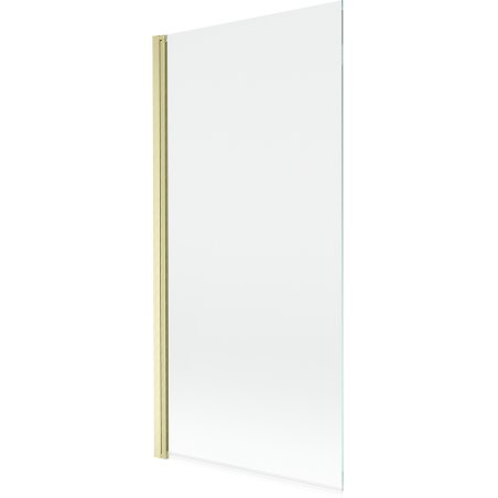 Mexen Mist vonios sienelė 1-varstoma 90 x 150 cm, skaidri, auksinė šukuota - 8A9-090-001-55-00