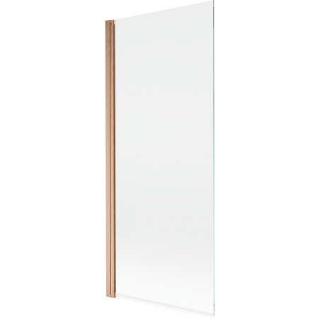 Mexen Mist vonios pertvara 1-durų 80 x 150 cm, permatoma, šlifuotas varis - 8A9-080-001-65-00