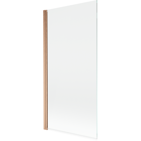 Mexen Mist vonios kambario pertvara, 1-durys, 90 x 150 cm, permatomas, šlifuotas varis - 8A9-090-001-65-00