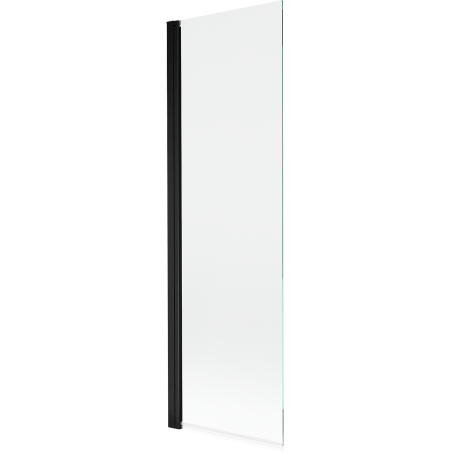 Mexen Mist vonios pertvara 1-sparnis 60 x 150 cm, skaidri, juoda - 8A9-060-001-70-00