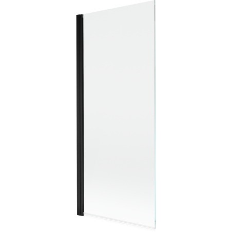 Mexen Mist vonios pertvara 1-durų 80 x 150 cm, skaidri, juoda - 8A9-080-001-70-00