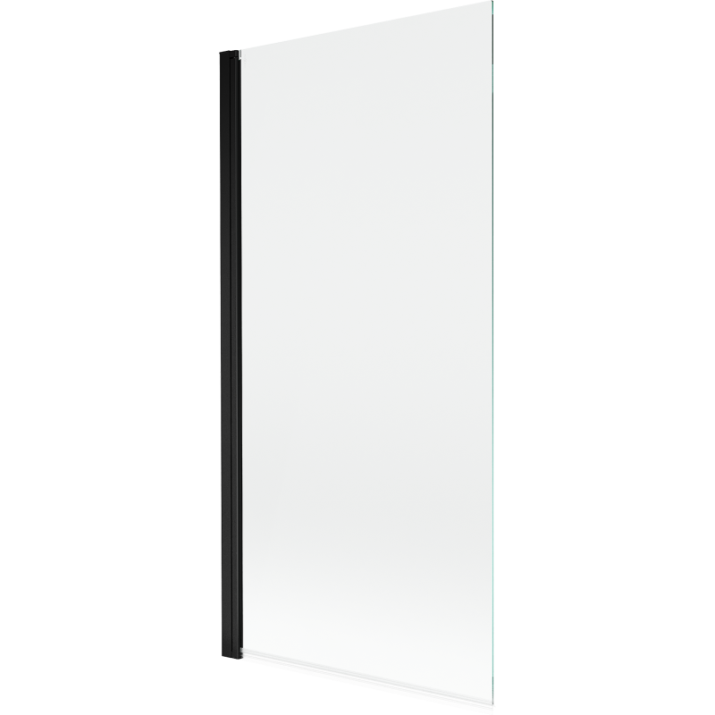Mexen Mist vonios pertvara 1-duris 90 x 150 cm, skaidri, juoda - 8A9-090-001-70-00