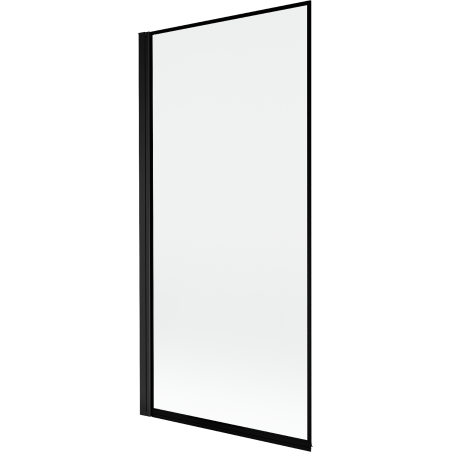 Mexen Mist vonios ekrano 1-durų kairysis 90 x 150 cm, juodas rėmelis, juodas - 8A9-090-001-70-70-L