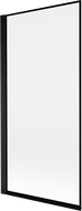 Mexen Mist vonios ekrano 1-durų kairysis 90 x 150 cm, juodas rėmelis, juodas - 8A9-090-001-70-70-L