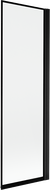 Mexen Mist dušo ekranas, 1-sparnas, dešinysis 60 x 150 cm, juodas rėmas, juodas - 8A9-060-001-70-70-P