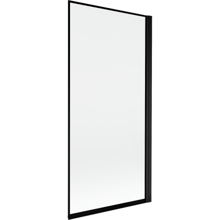 Mexen Mist vonios pertvara 1-durų dešinė 90 x 150 cm, juodas rėmas, juoda - 8A9-090-001-70-70-P