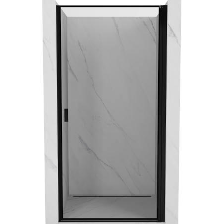 Mexen Mist-B dešinės pusės dušo durys, juodas rėmas, juodos - 8A2-100-000-70-70-P