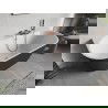 Mexen Oris laisvai stovinti prie sienos rifliuota vonia 150 x 75 cm, balta/pilka, varinis perbraukimas - 52871507562-65
