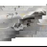 Mexen Oris laisvai pastatoma pristatoma vonia 170 x 80 cm, balta, aukso spalvos perpylimas - 52871708000-55