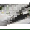 Mexen Oris laisvai pastatoma pristatoma vonia 170 x 80 cm, balta, aukso spalvos perpylimas - 52871708000-55