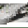 Mexen Oris laisvai pastatoma prie sienos rifliuota vonia 170 x 80 cm, balta, varinis perpylimas - 52871708000-65