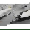 Mexen Lira laisvai stovinti vonia modelis 170 x 80 cm, balta/juoda, nutekėjimas auksinis šveistas - 52831708075-55