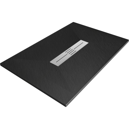 Mexen Toro stačiakampis dušo padėklas SMC 140 x 70 cm, Juoda - 43707014