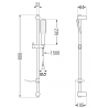 Mexen DF49 stumdomas dušo komplektas, Balta - 785494582-25