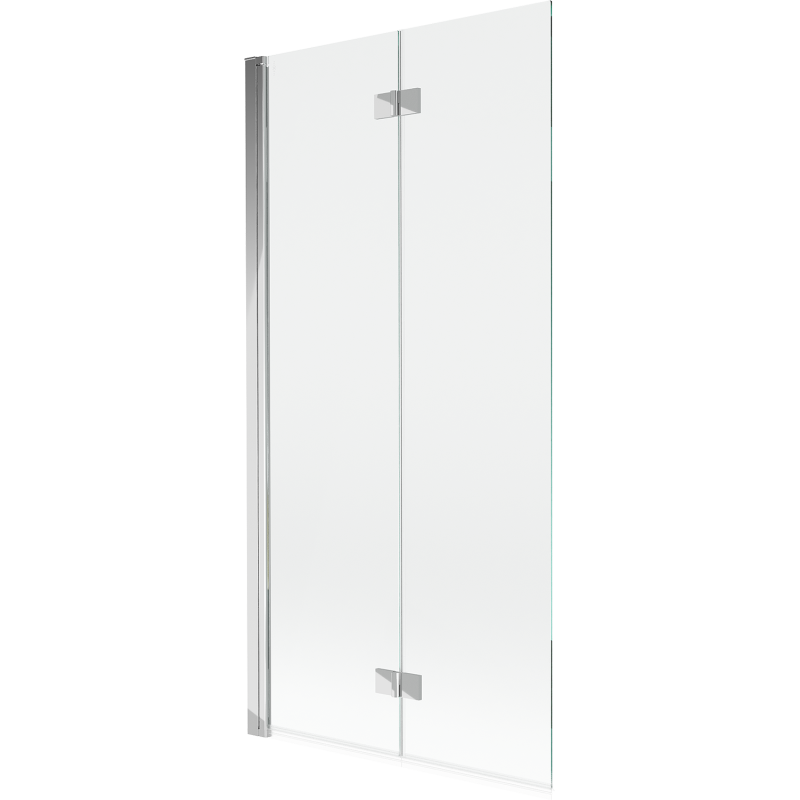 Mexen Mist vonios kambario sienelė 2-dalių kairinė 90 x 150 cm, skaidri, chromas - 8A9-090-002-01-00-L