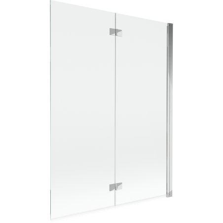Mexen Mist vonios sienelė 2-jų durų, dešinė 130 x 150 cm, skaidri, chromas - 8A9-130-002-01-00-P