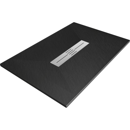 Mexen Toro stačiakampė dušo padėklė SMC 120 x 80 cm, juoda - 43708012