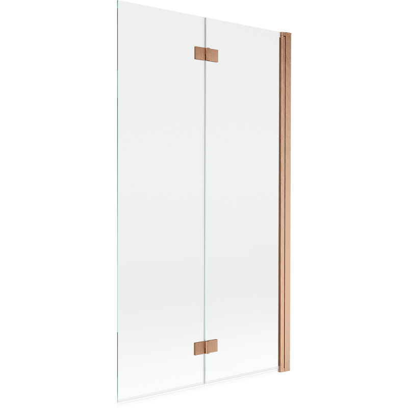 Mexen Mist dviejų durų dešinysis vonios ekranas 100 x 150 cm, skaidrus, šlifuotas varis - 8A9-100-002-65-00-P