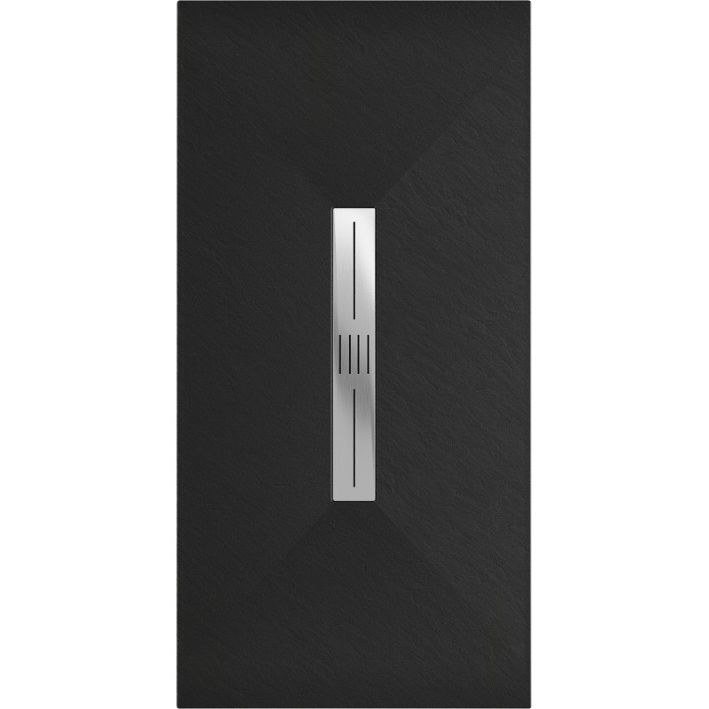 Mexen Toro stačiakampė SMC dušo padėkliukas 150 x 80 cm, juodas - 43708015