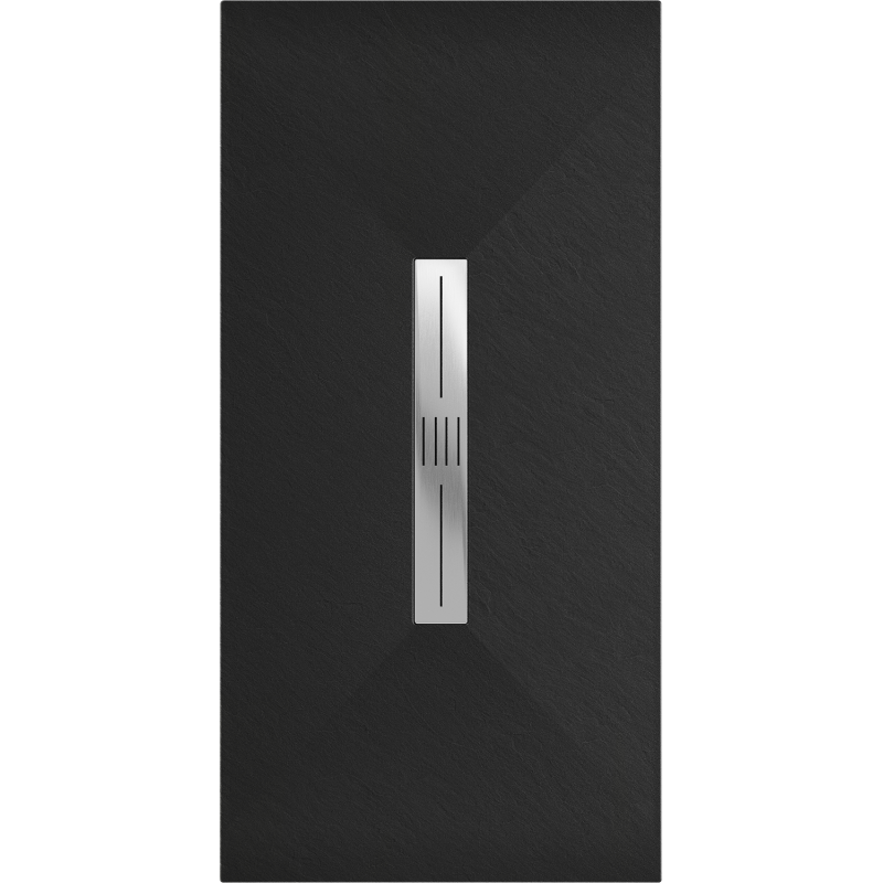 Mexen Toro stačiakampis SMC padėklas 180 x 80 cm, juodas - 43708018