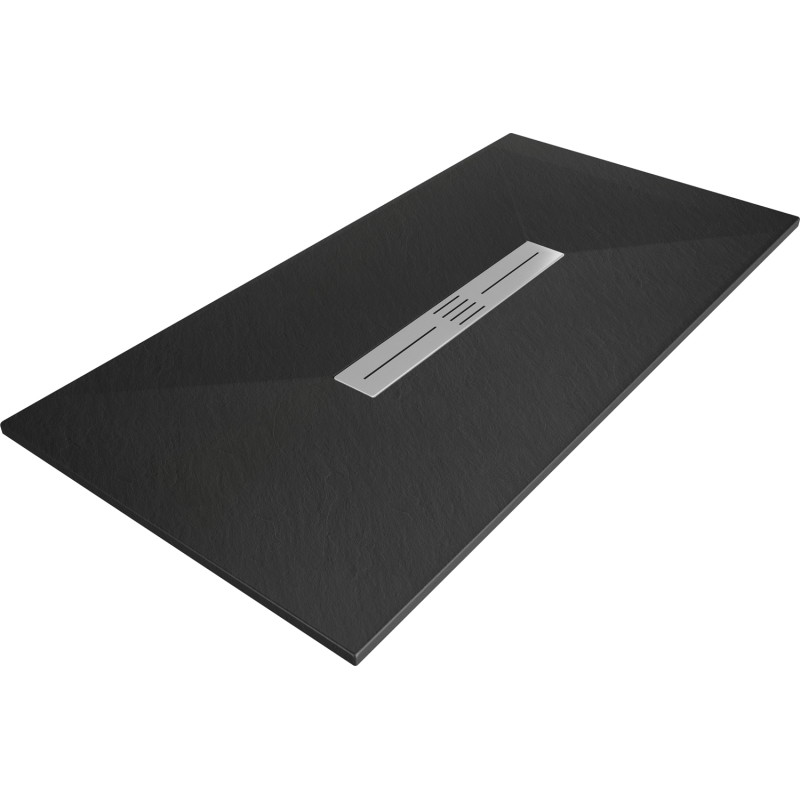 Mexen Toro stačiakampė dušo padėklas SMC 200 x 80 cm, juoda - 43708020