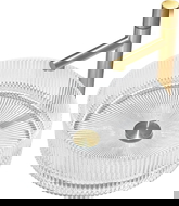 Mexen Eiva stiklinis praustuvas montuojamas ant stalviršio 39 x 39 cm, skaidrus - 24163900