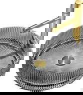 Mexen Eiva stiklinis praustuvas ant stalviršio 39 x 39 cm, juodas - 24163970