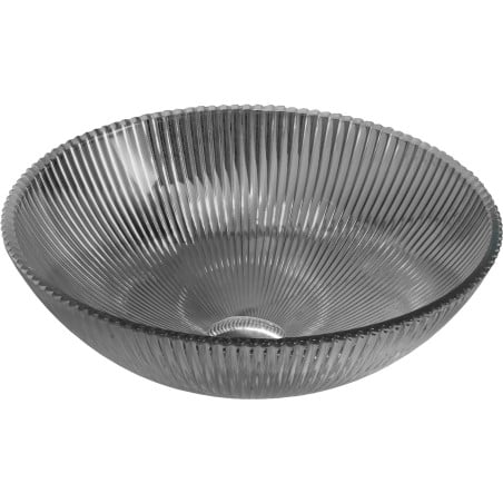 Mexen Zuri stiklinė virš stalviršiaus montuojama praustuvė 39 x 39 cm, juoda - 24193970