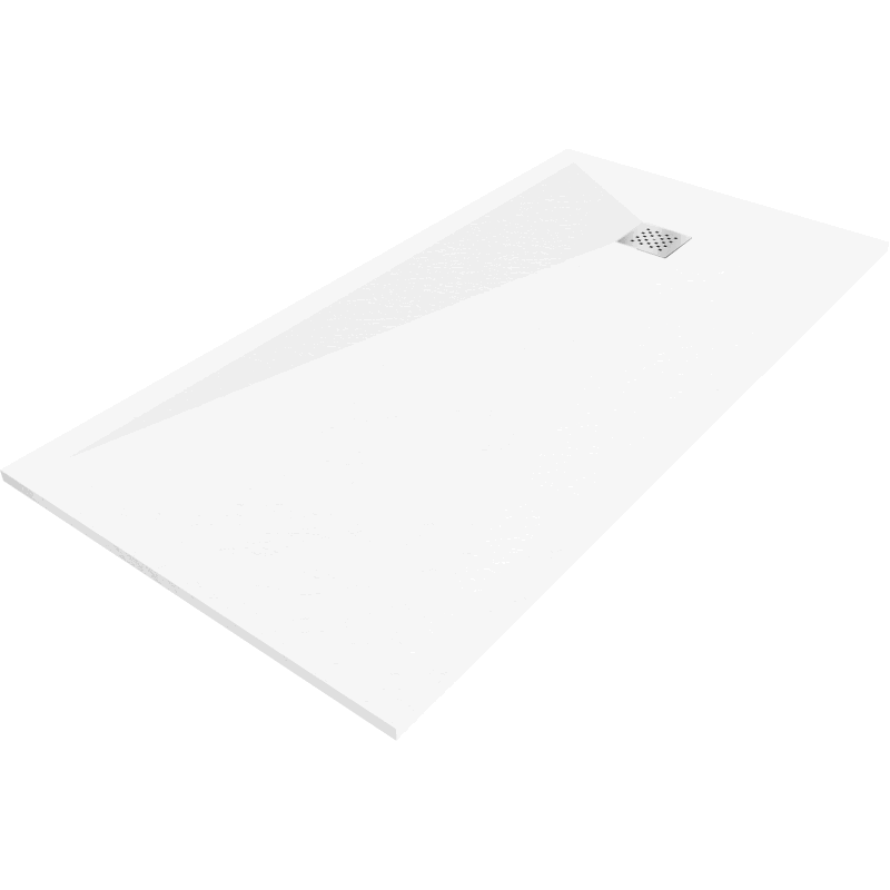 Mexen Stone+ Kompozitinis stačiakampis dušo padėklas 180 x 80 cm, Balta - 44108018