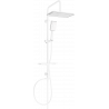 Mexen T54 dušo kolona, balta/chromas - 798545493-21
