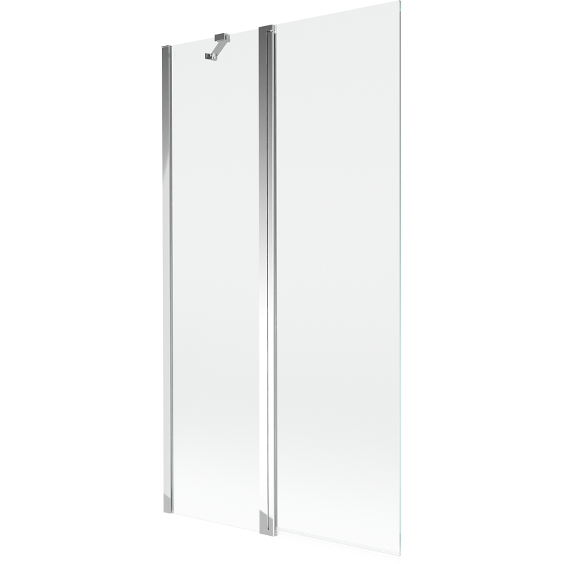 Mexen Mist dviaukštė dušo siena 100 x 150 cm, permatoma, chromuota - 8A9-100-011-01-00