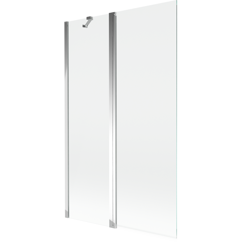 Mexen Mist dviejų dalių lankstomos dušo durys 110 x 150 cm, skaidrios, chromuotos - 8A9-110-011-01-00
