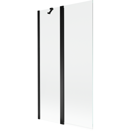 Mexen Mist dušo sienelė, dviejų dalių, 100 x 150 cm, skaidri, juoda - 8A9-100-011-70-00