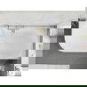 Mexen Silo laisvai pastatoma kampinė dešinė rifliuota vonia 170 x 80 cm, balta, auksinis matinimas - 52891708000P-55