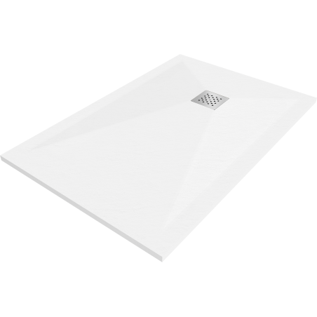 Mexen Stone+ Kompozitinis stačiakampis dušo padėklas 130 x 90 cm, Balta - 44109013