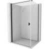 Mexen Mist-B prausimosi kabina 70 x 75 cm, permatoma, juoda - 8A2T-070-075-70-00