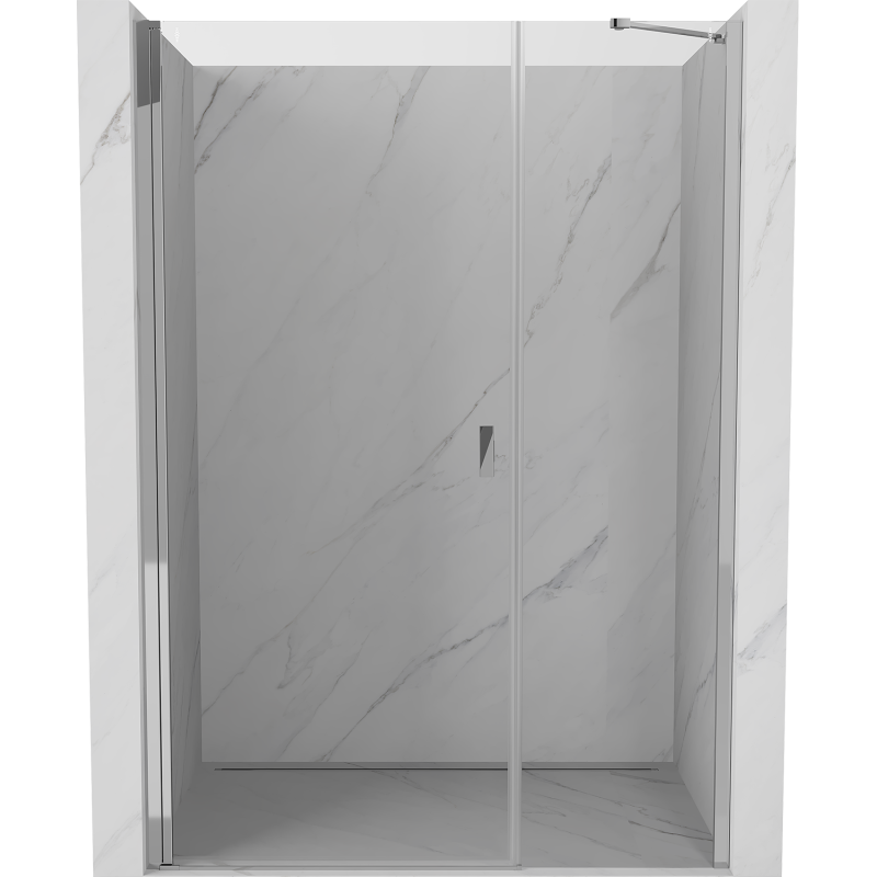 Mexen Mist-B atveriamos dušo durys 95 cm, skaidrus, chromas - 8A2-095-001-01-00