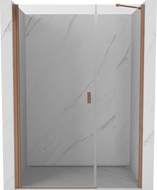Mexen Mist-B varstomos dušo durys 110 cm, skaidrios, šepečiuota varis - 8A2-110-001-65-00