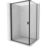 Mexen Mist-B kairenÃ« kabina 90 x 95 cm, juoda rÃ„Â—mas, juoda - 8A2T-090-095-70-70-L
