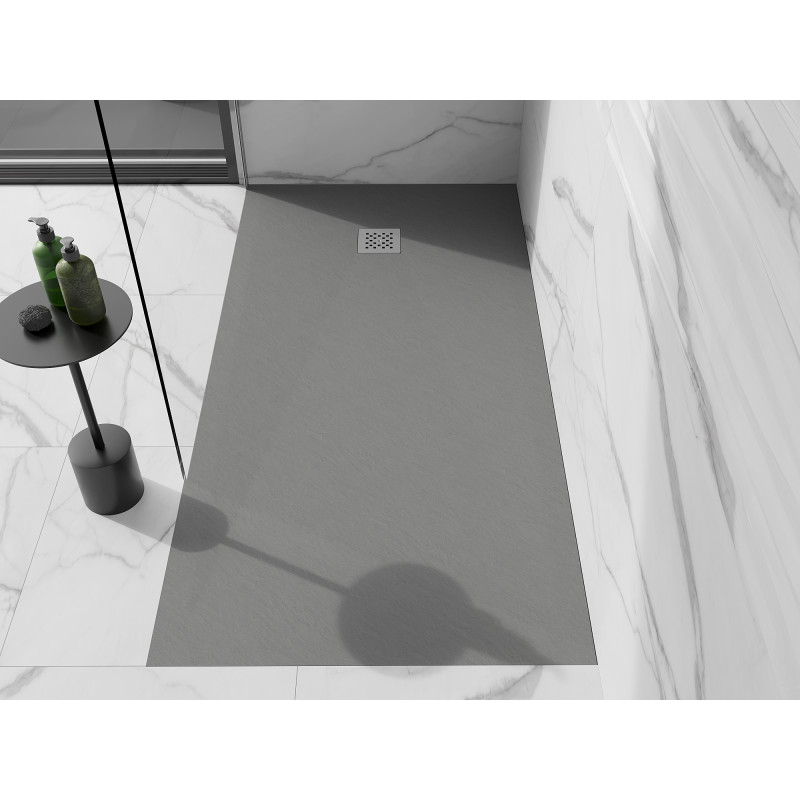 Mexen Stone+ stačiakampis kompozitinis dušo padėklas 180 x 90 cm, pilkas-betoninis - 44619018