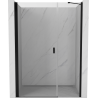 Mexen Mist-B suihokabinos durys 95 cm, skaidrios, juodos - 8A2-095-001-70-00