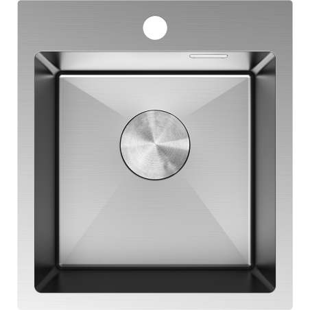 Mexen Solix plieninė kriauklė 1 skyrius 400 x 450 mm, inox - 6401401000-01