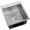 Mexen Solix plieninė kriauklė 1 skyrius 400 x 450 mm, inox - 6401401000-01