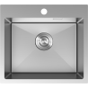 Mexen Solix nerūdijančio plieno plautuvė 1 skyrius 500 x 450 mm, inox - 6402501000-01