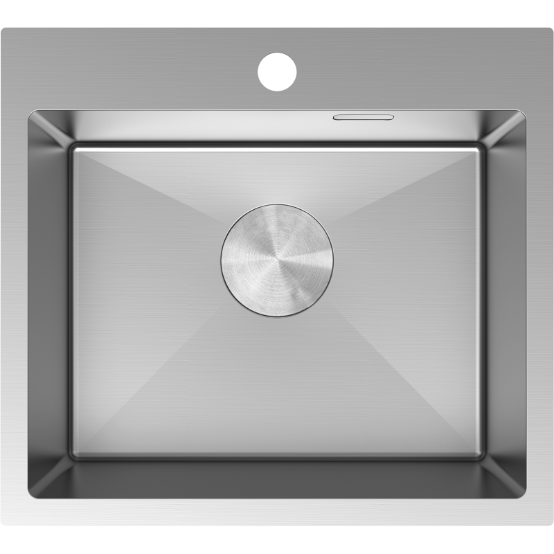 Mexen Solix nerūdijančio plieno plautuvė 1 skyrius 500 x 450 mm, inox - 6402501000-01