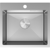 Mexen Solix nerūdijančio plieno plautuvė 1 skyrius 500 x 450 mm, inox - 6402501000-01