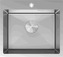 Mexen Solix nerūdijančio plieno plautuvė 1 skyrius 500 x 450 mm, inox - 6402501000-01