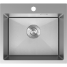 Mexen Solix plieninė kriauklė 1 kameros 500 x 450 mm, inox HC - 6402501000-01HC